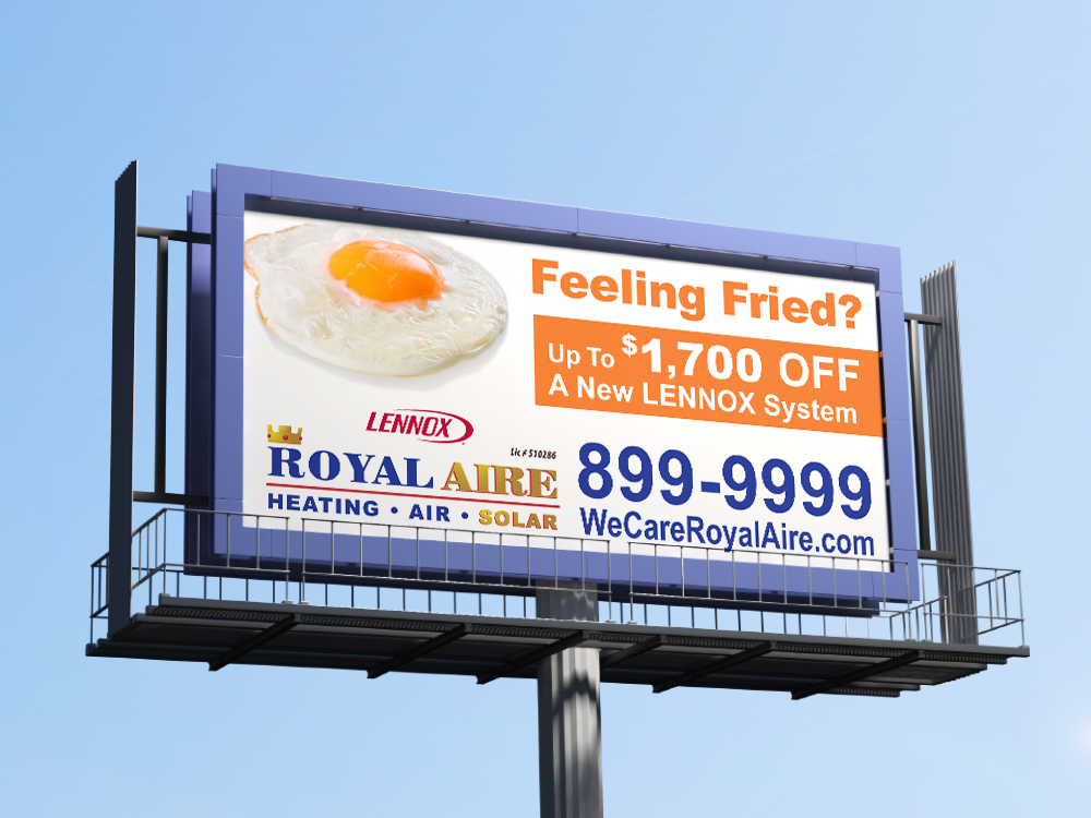 Royal Aire Egg Billboard
