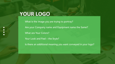 'Our Logo' Green Graphic