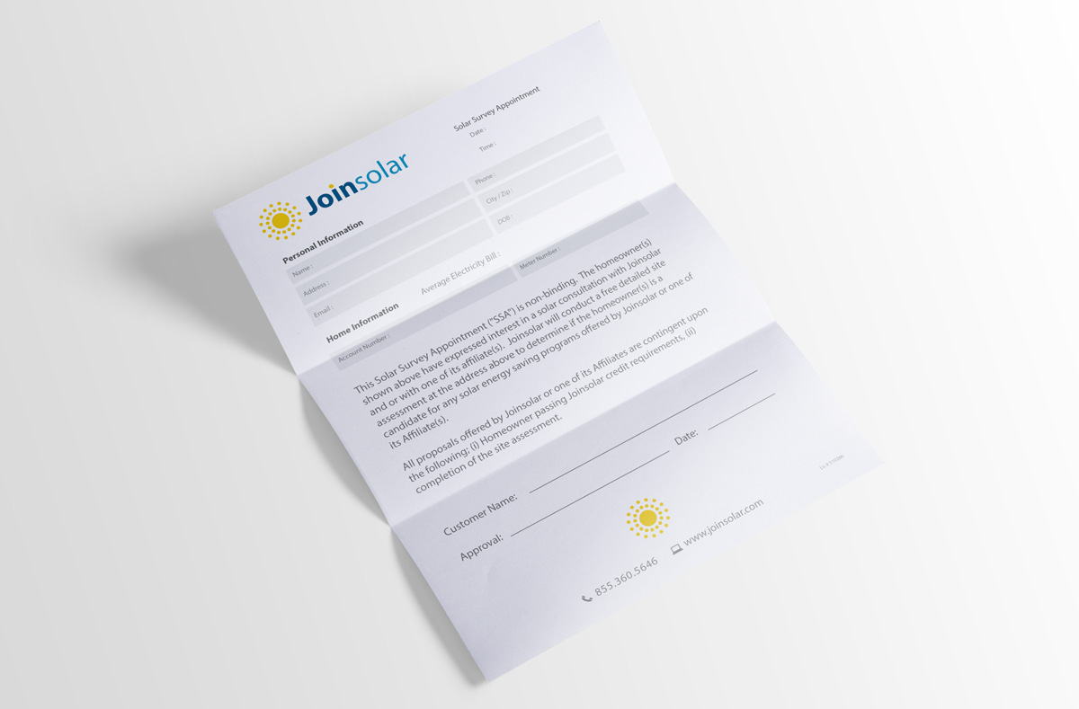 JoinSolar Letterhead Sample